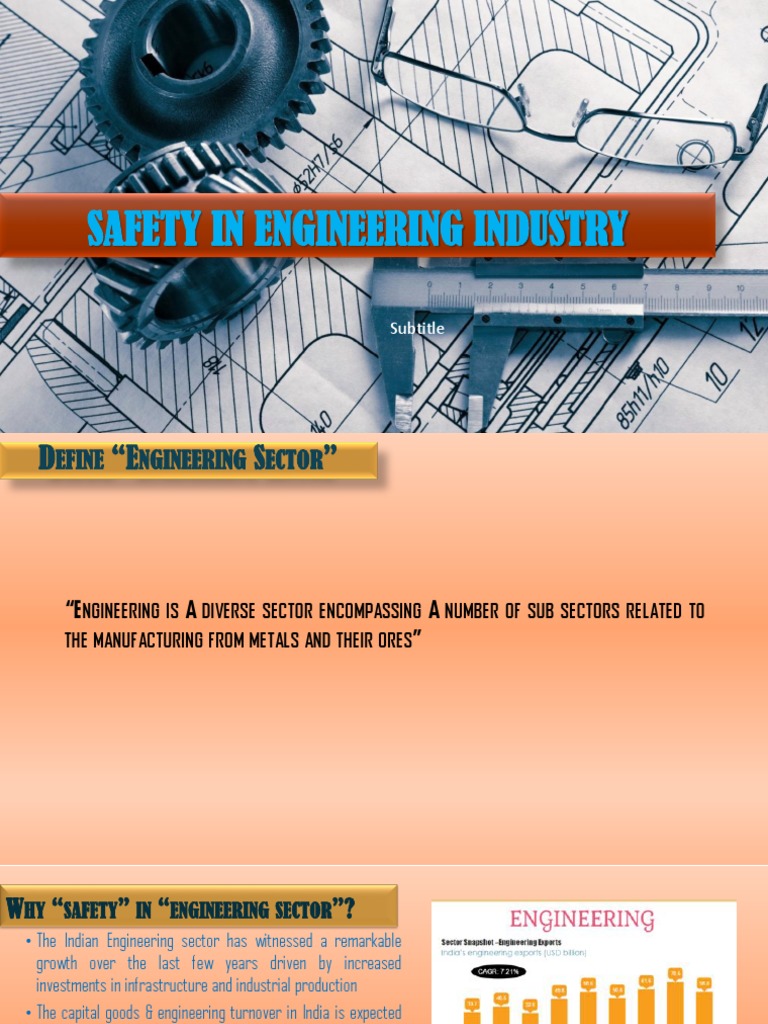Safety in Engineering Industry: Subtitle | PDF | Machines | Engineering
