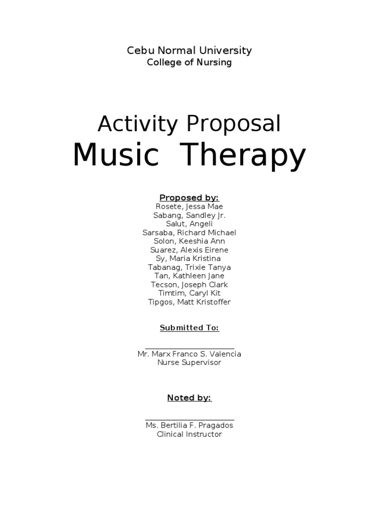 music therapy personal statement
