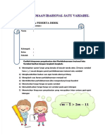 LKPD 32 Pertidaksamaan Irasional 1 PDF