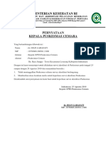Surat Pernyataan Kapus PDF