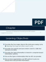 Overview of Transaction Processing and ERP Systems