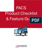 Pacs Product Checklist & Feature Guide