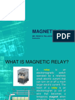 Magnetic Relay: Mr. Regie B. Pallasigui Instructor