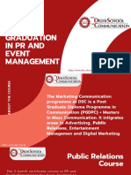 Post Graduation in PR and Event Management - Delhi School of Communication