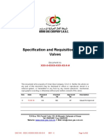 Specification and Requisition For Ball Valves