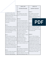 Article Vi Legislative Department Article Viii The National Assembly Article Vi Legislative Department