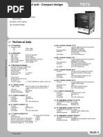 Technical Data: Thyristor Control Unit - Compact Design