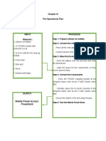 The Operational Plan Production Process: Mobile Power Access: Powerbank