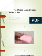 How To Make Liquid Soap From A Bar