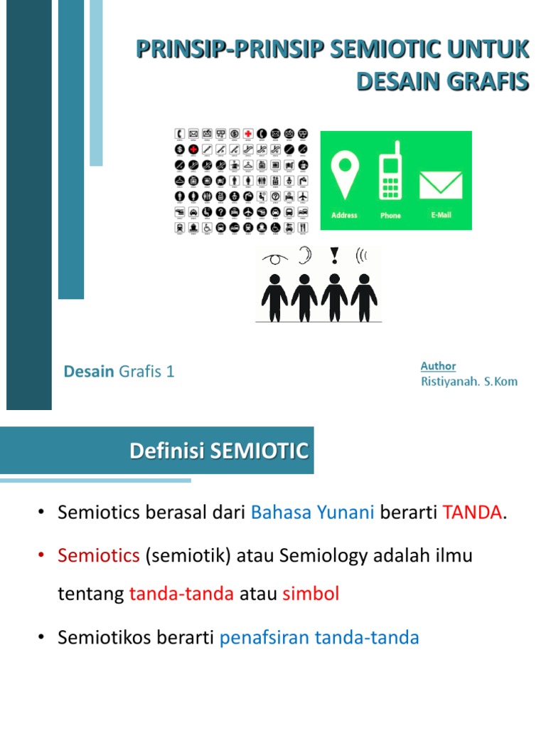 Prinsip Semiotic dalam Desain Grafis | PDF
