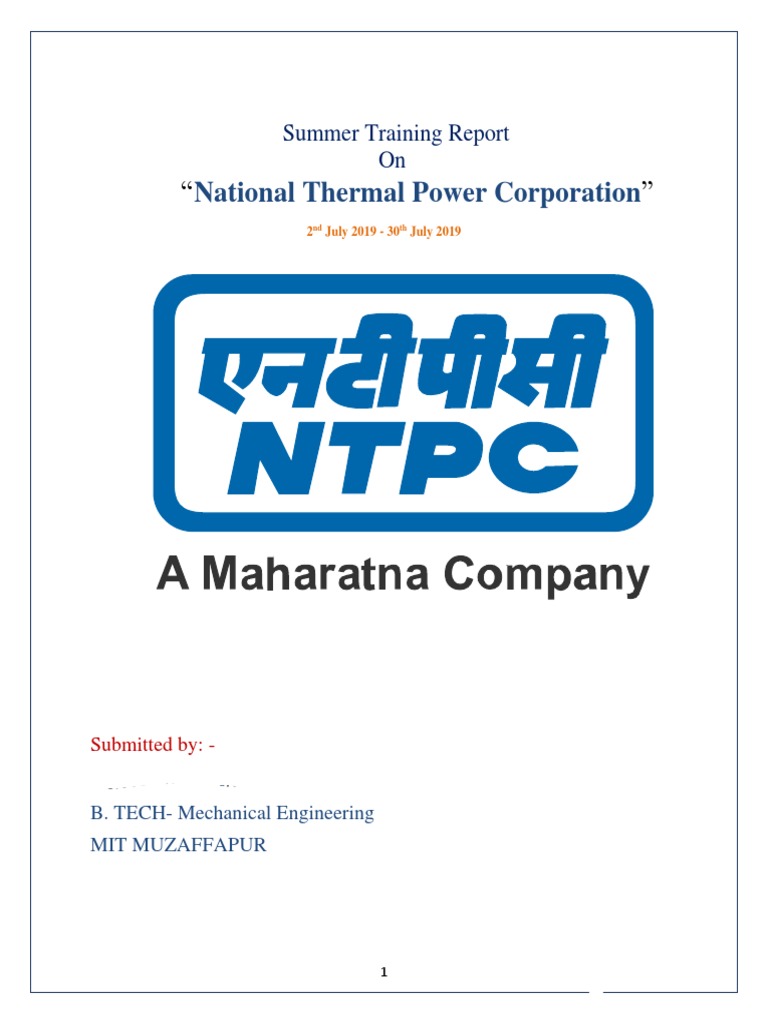 As Ntpc Pdf Boiler Steam Engine
