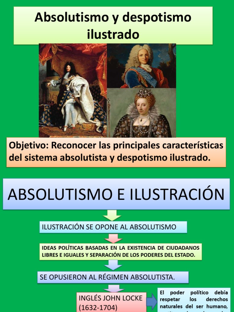 Absolutismo y despotismo ilustrado
