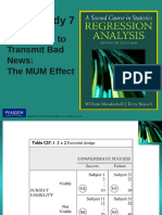 Case Study 7 Regression Analysis