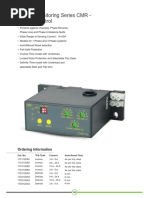 Current Monitoring Series CMR - Current Control: Ordering Information