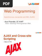 Web Programming: Asynchronous Javascript and XML (AJAX)