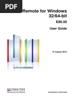 CP E80.50 SecuRemoteClient UserGuide