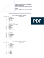 Resultados de Prueba Psicotecnica