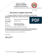 Invitation To Submit Quotation Security Guard