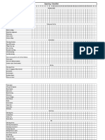 Opening Checklist: Date Hostess Desk