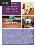 Tara Hopkins Photo Narrative Final Project MST-202-01