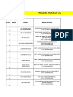 Farmers Payment List: SL - No Date Name Bank Details