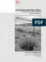 Tunneling Beneath Open Water - Practical Guide For Risk MAnagement and Site Investigation PDF