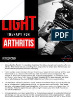 Treating Arthritis Using Red Light Therapy