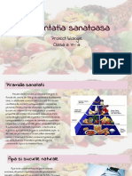 Proiect - Alimentatia Sanatoasa PDF