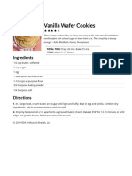 Vanilla Wafer Cookies Recipe - Taste of Home