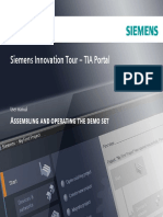 Siemens Innovation Tour - TIA Portal Demo Set Manual