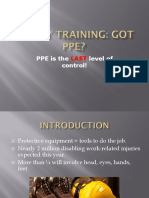 PPE Is The Level of Control!