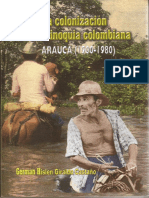 GIRALDO La Colonizaci+ N en La Orinoquia Colombiana - ARAUCA (1900-1980) )