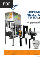 Sampling Pressure Tester: Automated Pressure Testing and Volume Measurement For Glass Containers