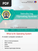 Introducing Operating Systems: Pt101 - Platform Technologies