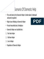Current Scenario of Domestic Help