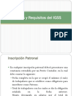 Criterios y Requisitos Del Igss