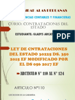 Ley de Contratciones Articulo 110-124