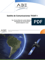 Satélite de Comunicaciones TKSAT-1: Ing. Hernán Marcelo Leytón Balderrama Ingeniero de Telepuerto Departamento Vsat