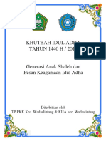 Khutbah Idul Adha PDF