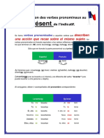 Conjugaison Des Verbes Pronominaux Au Present