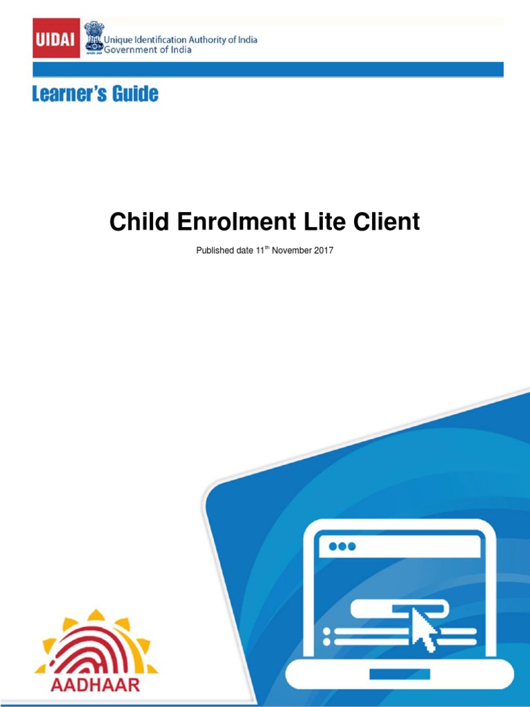 Uidai Celc LG English 011117 | PDF | Authentication | Photograph