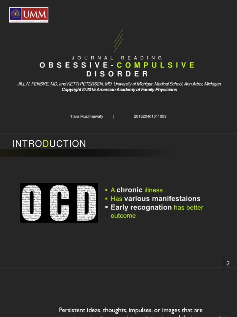Obsessive-Disorder: Compulsive | PDF