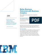 Better Business Outcomes With Business Analytics