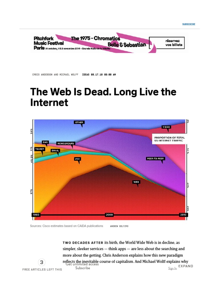 01.web Is Dead | PDF | Internet | Apple Inc.
