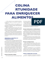 Colina Oportunidade para Enriquecer Alimentos: Doenças Cardiovasculares e Cerebrovasculares