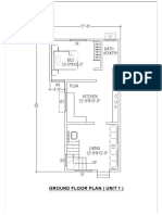 Ground Floor Plan (Unit 1)
