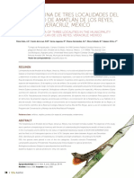 Herpetofauna de Tres Localidades Del Mun PDF