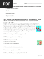 Scientific Method - Spongebob Variables - Worksheet | PDF