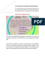 Antes y Después de La Teoría de La Evolución de Charles Darwin