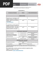 Cronograma Portal Web